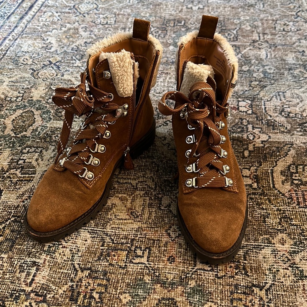 Rebecca Minkoff Shearling Suede Boots